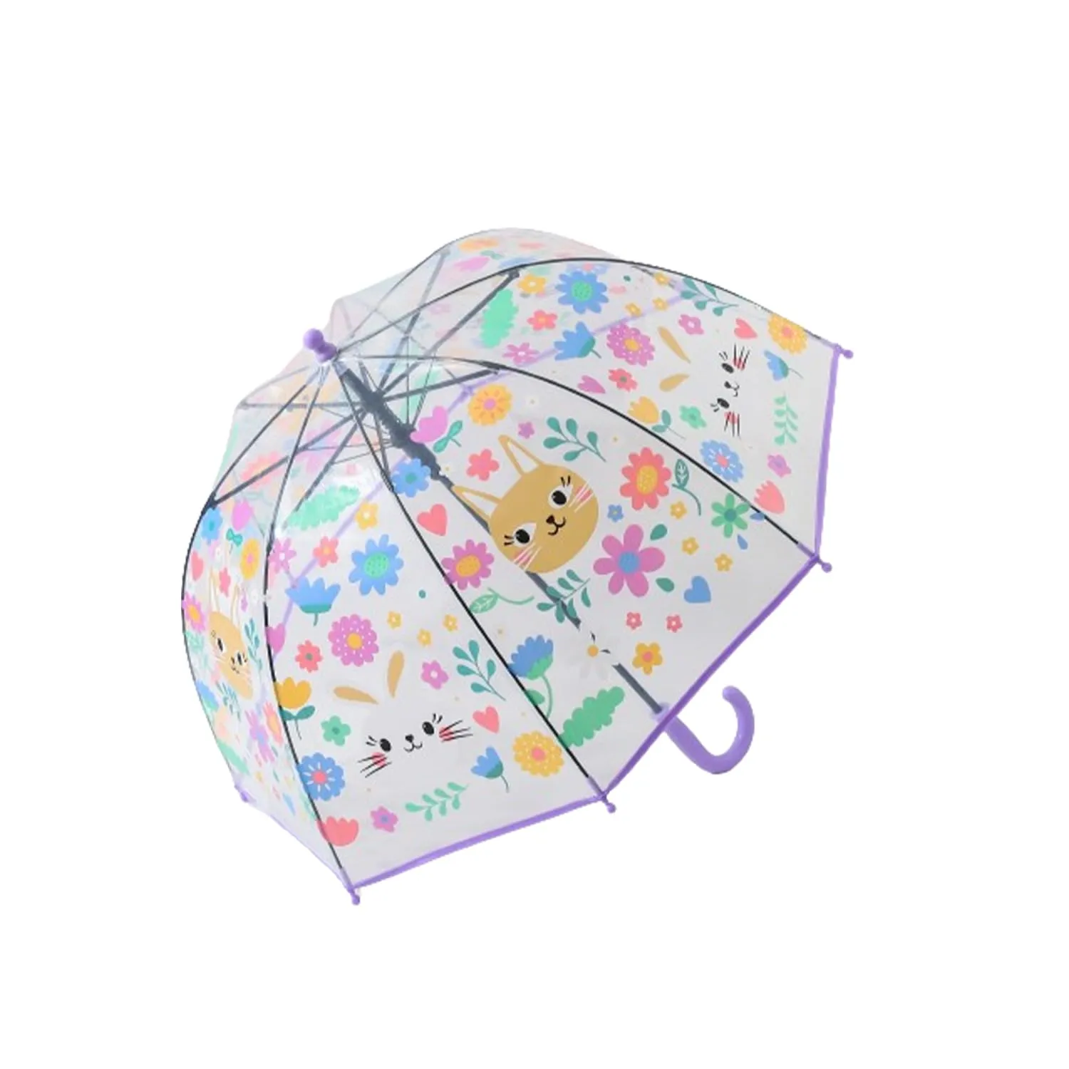 Urbane Home Kids Umbrella | Umbrella for Rainy Days | Umbrellas for Rain | Umbrella for Travelling-Outdoor Activities | Umbrella for Kids-Boys & Girls | Kids Chhata | RST031A | White