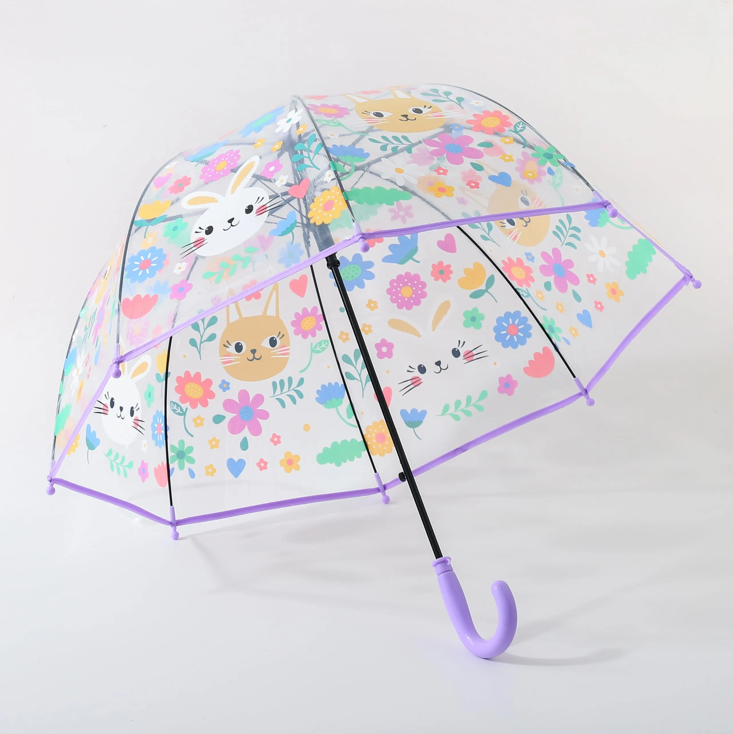 Urbane Home Kids Umbrella | Umbrella for Rainy Days | Umbrellas for Rain | Umbrella for Travelling-Outdoor Activities | Umbrella for Kids-Boys & Girls | Kids Chhata | RST031A | White