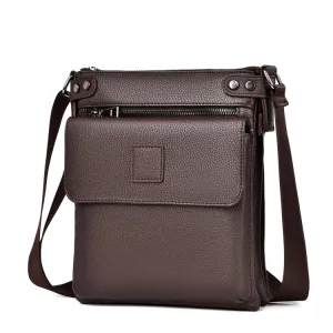 WEIXIER D278 Men Casual Crossbody Single Shoulder Bag(Brown)