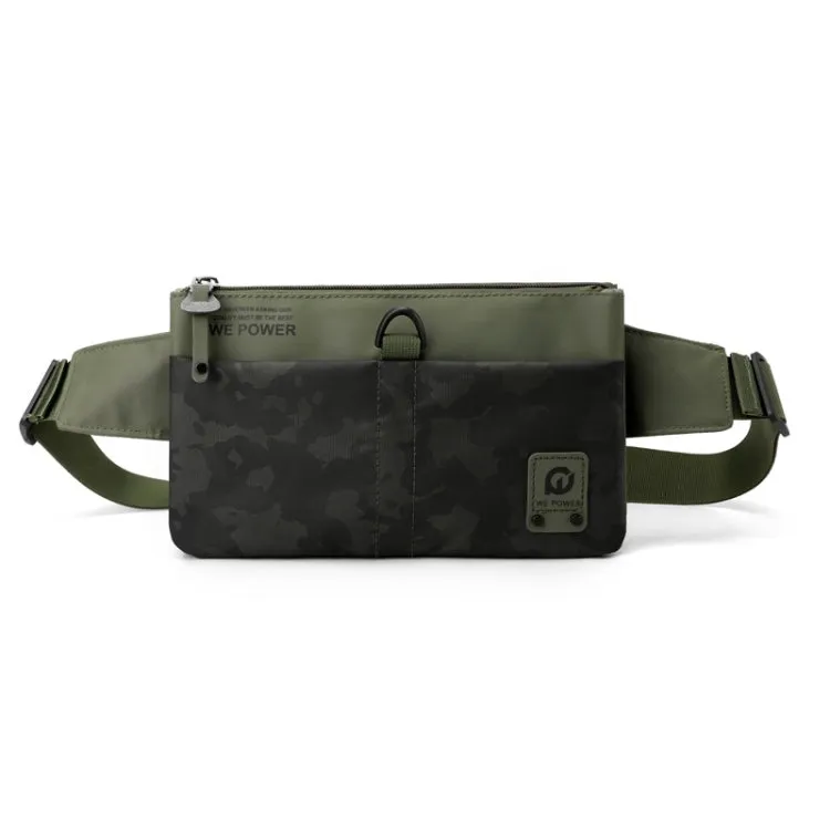 WEPOWER Men Casual Chest Bag Crossbody Bag Waterproof Outdoor Waist Pack(Army Green)