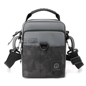 WEPOWER Men Light Sports Shoulder Small Bags(Grey)