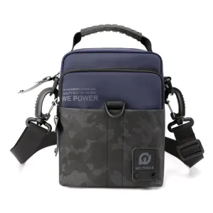 WEPOWER Men Light Sports Shoulder Small Bags(Navy)