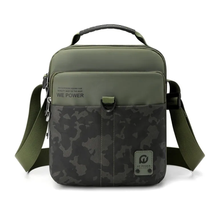 WEPOWER Men Sport Messenger Bag Outdoor Street Casual Messenger Bag(Army Green)