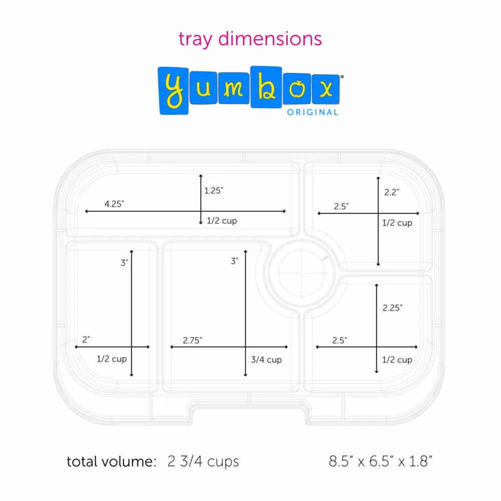 Yumbox Original 6-Compartment Lunch Box